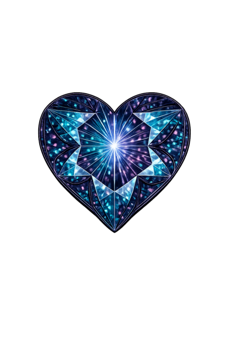Lab Created Deep Alexandrite #48, Heart
