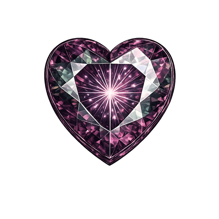 Lab Created Alexandrite #49, Heart
