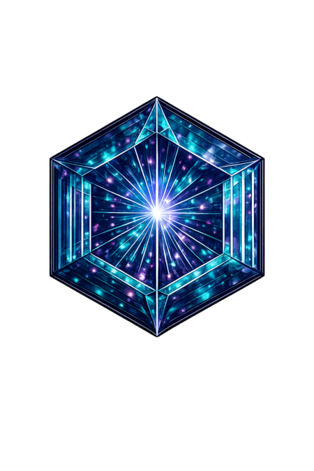 Lab Created Deep Alexandrite #48, Hexagon