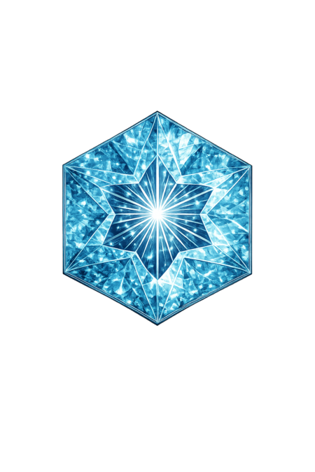 Lab Created Aquamarine #107, Hexagon