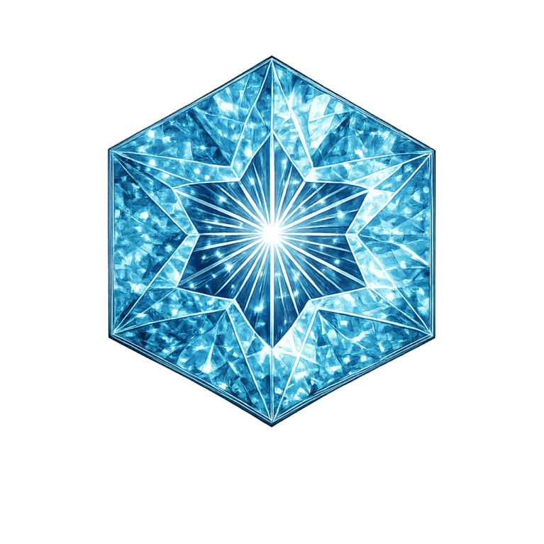 Lab Created Aquamarine #107, Hexagon