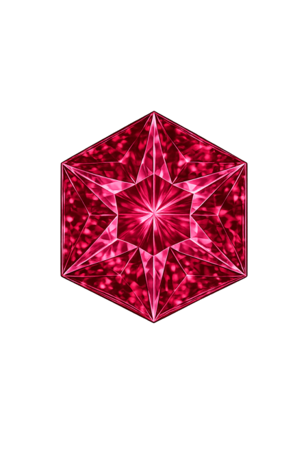 Lab Created Ruby #4, Hexagon