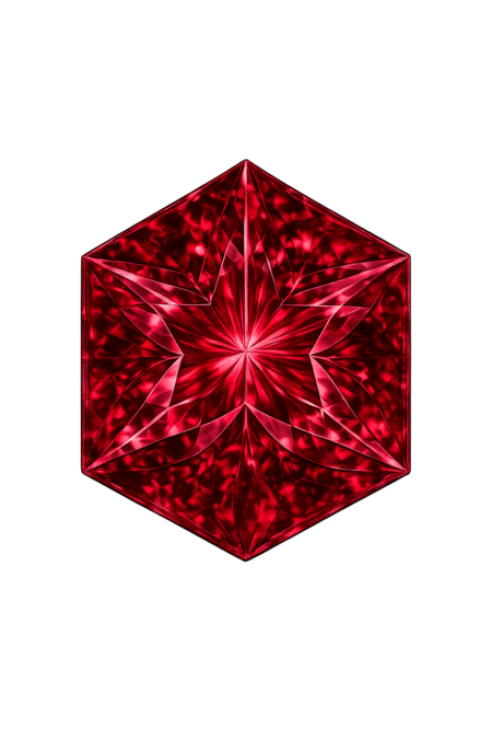 Lab Created Ruby #5, Hexagon