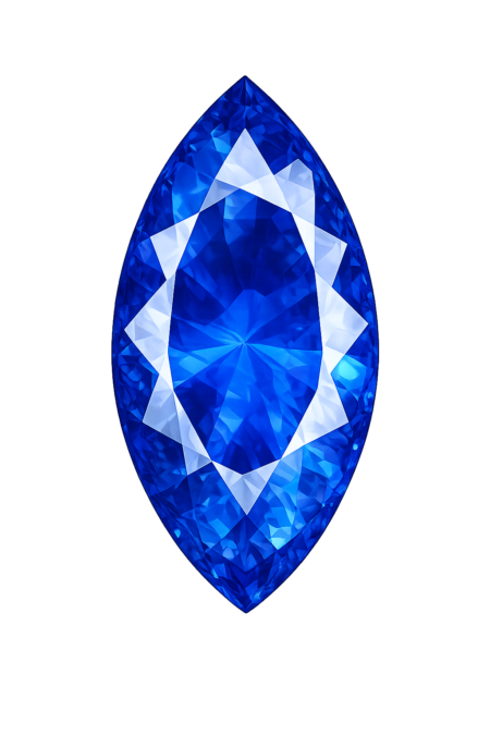 Lab Created Blue Spinel #112, Marquise