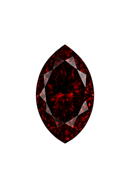 Lab Created Garnet #10, Marquise