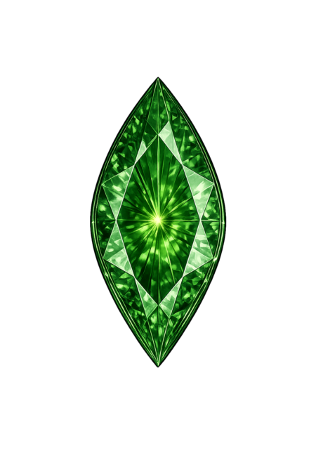 Lab Created Green Tourmaline #149, Marquise