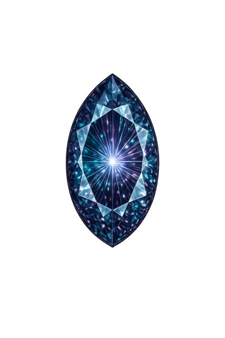 Lab Created Deep Alexandrite #48, Marquise