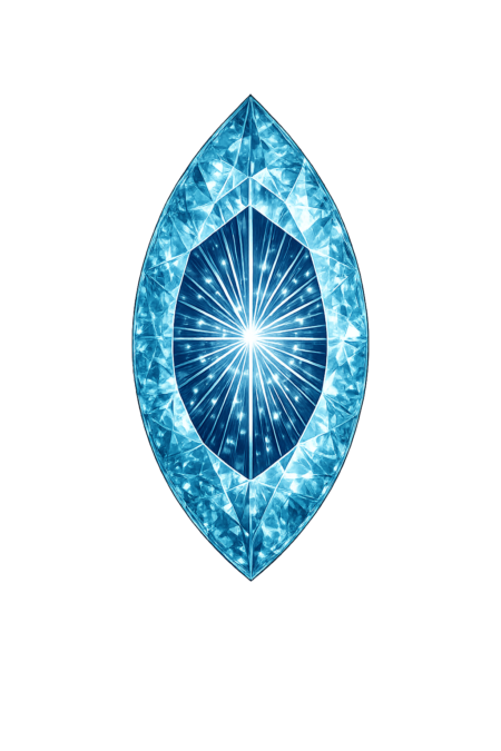 Lab Created Aquamarine #107, Marquise