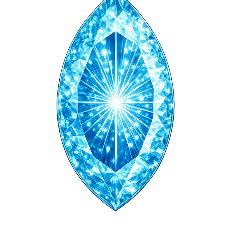 Lab Created Aquamarine #108, Marquise