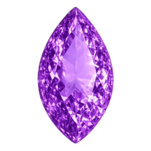 Natural Amethyst Brazil, Marquise
