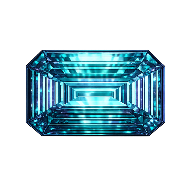 Lab Created Deep Alexandrite #48, Octagon