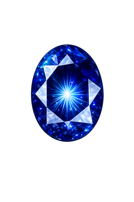 Lab Created Blue Spinel #114, Oval
