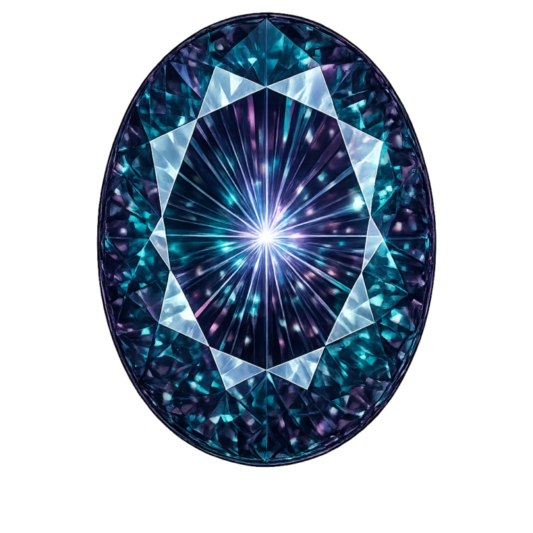 Lab Created Deep Alexandrite #48, Oval