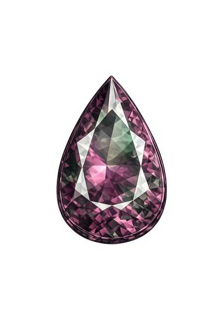 Lab Created Alexandrite #49, Pear