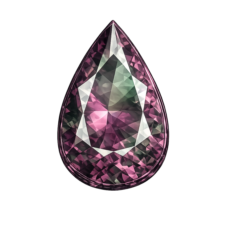 Lab Created Alexandrite #49, Pear