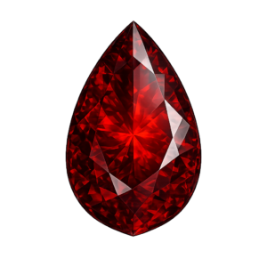 Natural Mozambique Garnet, Pear