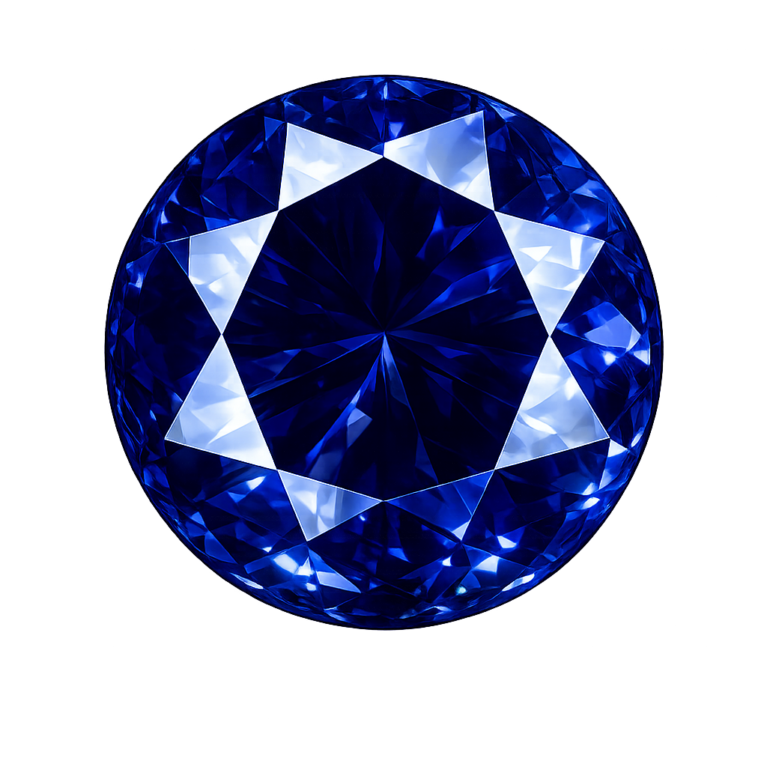 Lab Created Blue Sapphire #33, Round