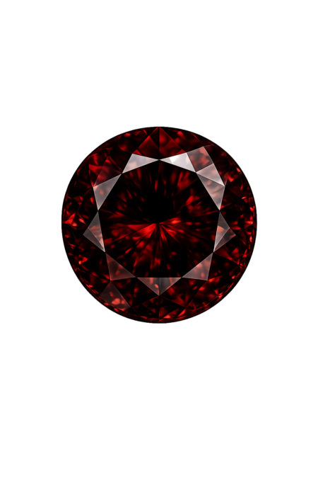 Lab Created Garnet #10, Round