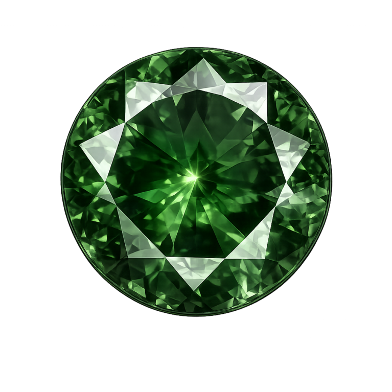 Lab Created Green Tourmaline #149, Round