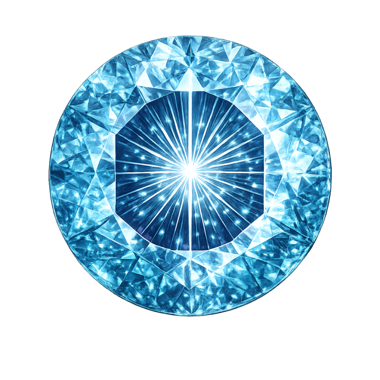 Lab Created Aquamarine #107, Round