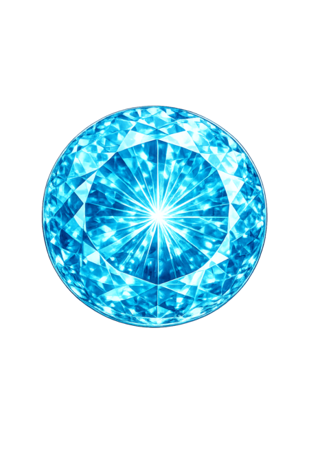 Lab Created Aquamarine #108, Round