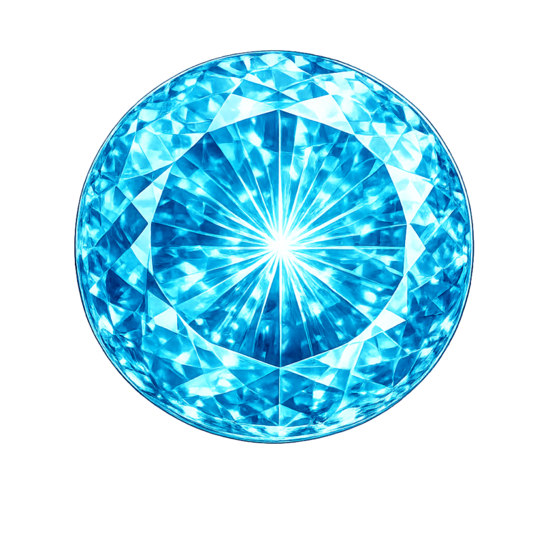 Lab Created Aquamarine #108, Round