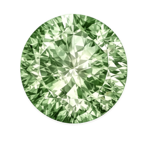 Natural Green Amethyst, Round