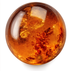 Natural Baltic Amber, Round