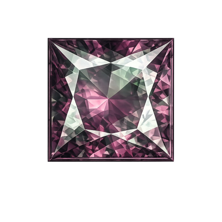 Lab Created Alexandrite #49, Square