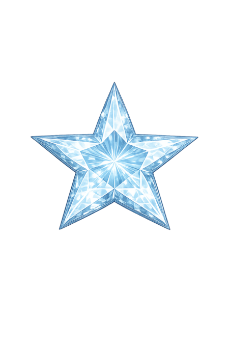 Lab Created Aquamarine #104, Star