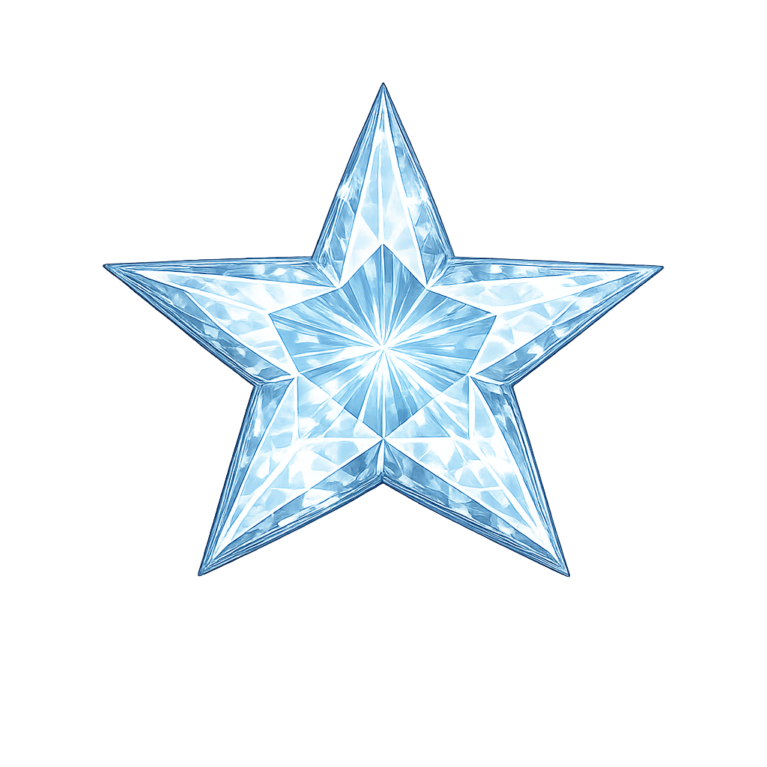 Lab Created Aquamarine #104, Star