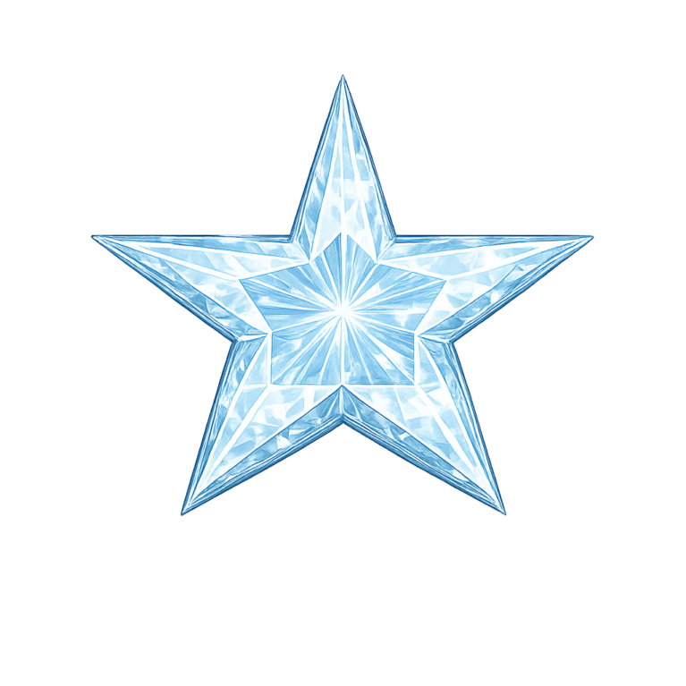 Lab Created Aquamarine #105, Star