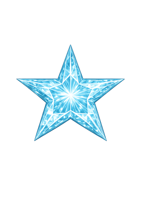Lab Created Aquamarine #106, Star