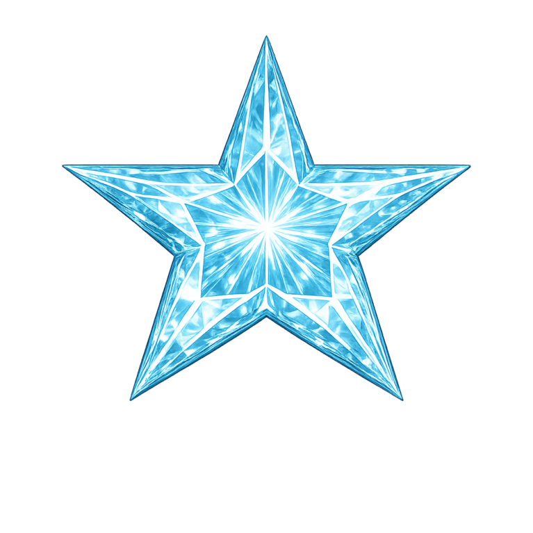 Lab Created Aquamarine #106, Star