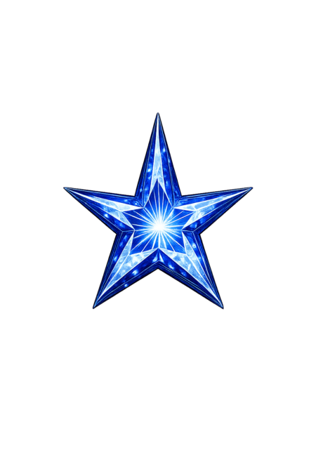 Lab Created Blue Spinel #113, Star
