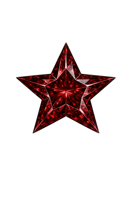 Lab Created Garnet #10, Star