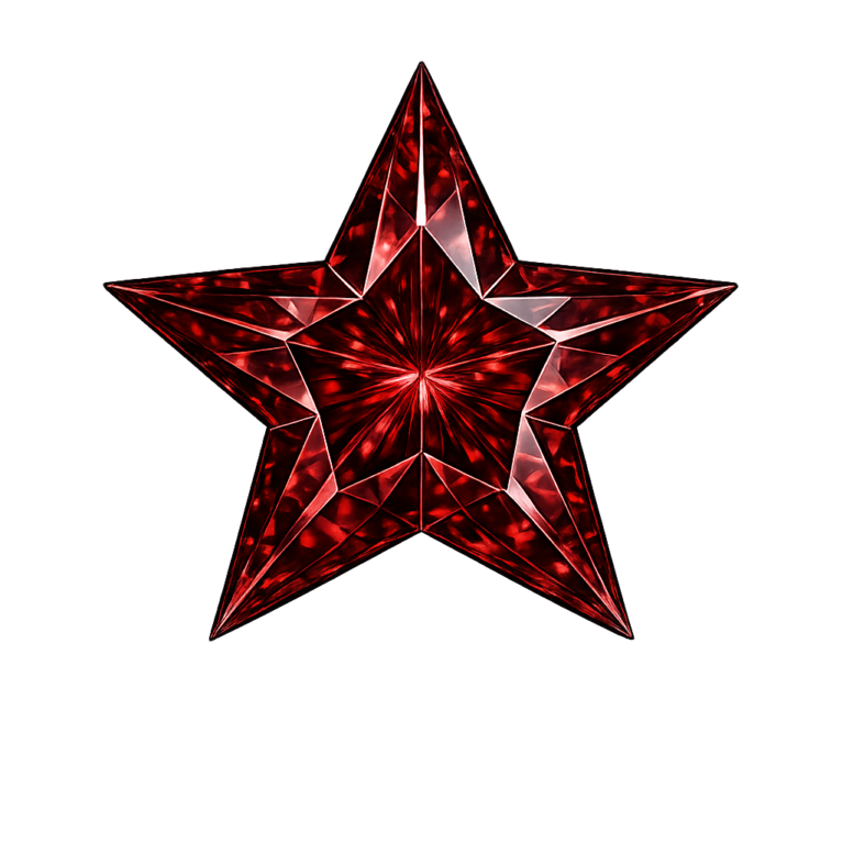 Lab Created Garnet #10, Star