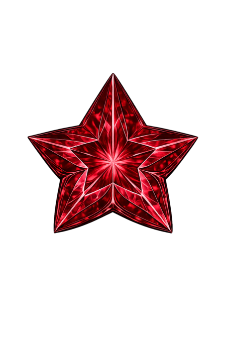 Lab Created Garnet #7, Star