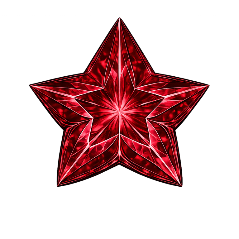 Lab Created Garnet #7, Star