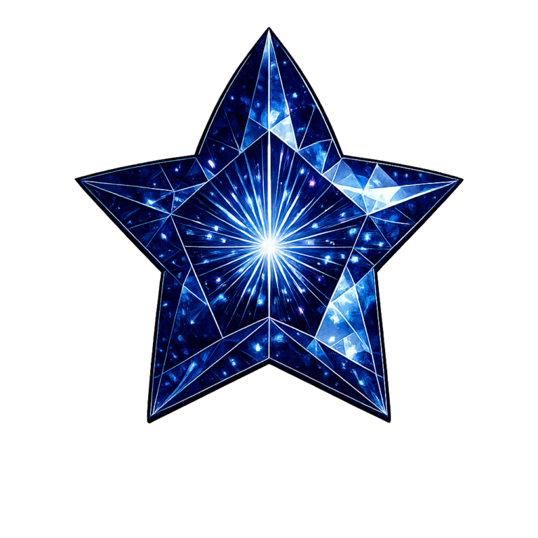 Lab Created Blue Sapphire #35, Star