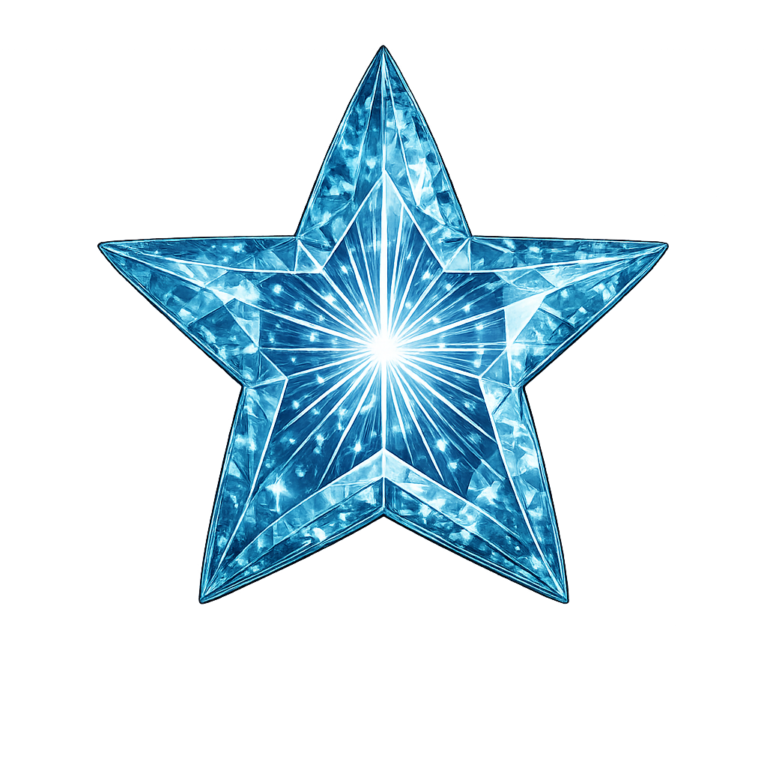Lab Created Aquamarine #107, Star