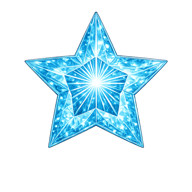 Lab Created Aquamarine #109, Star