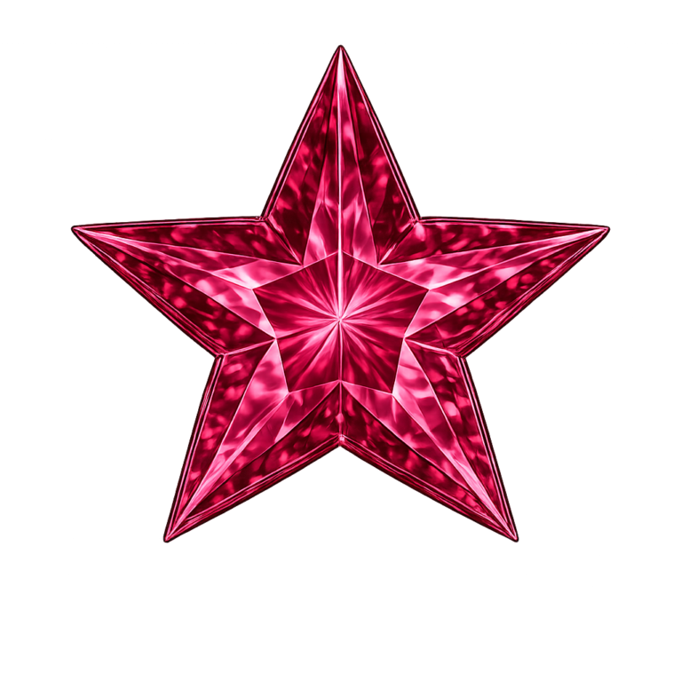 Lab Created Dark Rose #3, Star