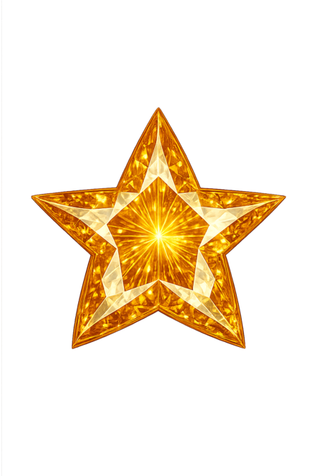 Lab Created Yellow Sapphire #22, Star