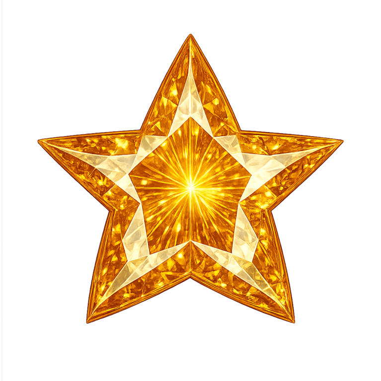 Lab Created Yellow Sapphire #22, Star