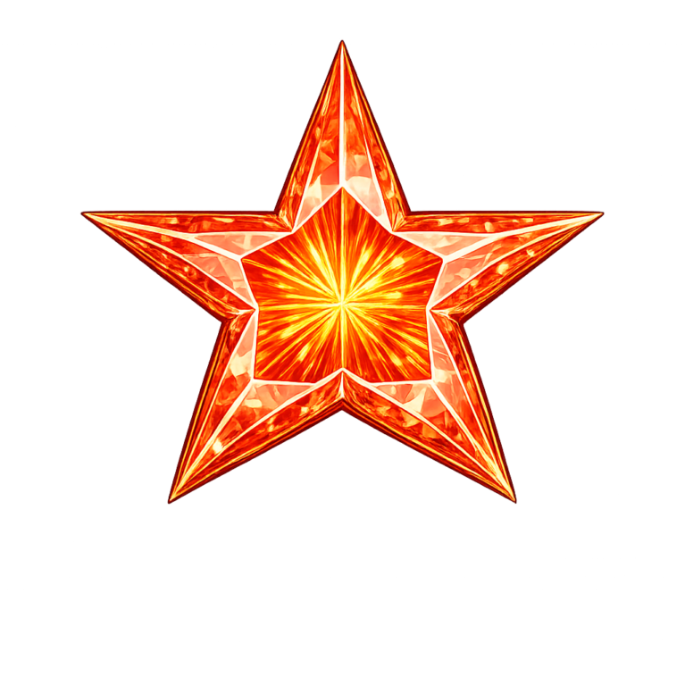 Lab Created Padparadsha #55, Star
