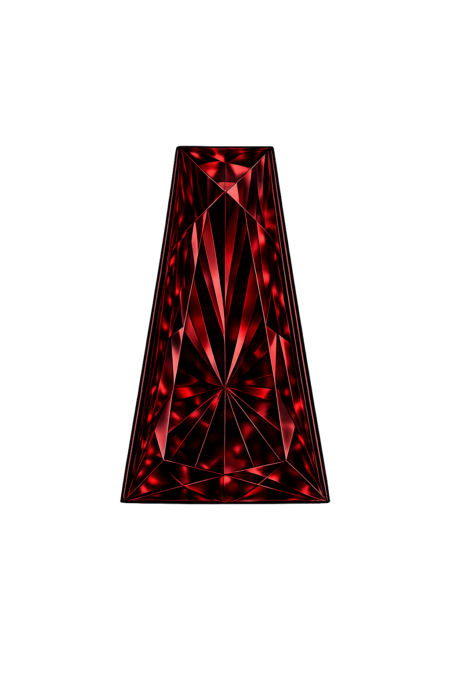Lab Created Garnet #10, Tapper