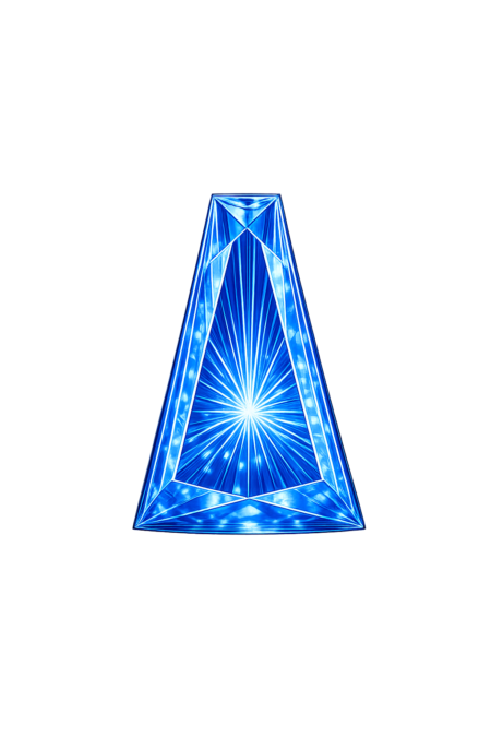 Lab Created Blue Zircon #120, Tapper