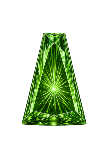 Lab Created Green Tourmaline #149, Tapper