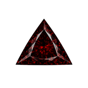 Lab Created Garnet #10, Triangle